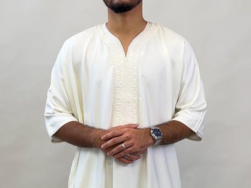 Pearl White Gandoura