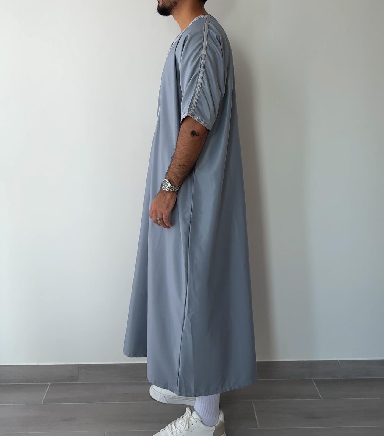 Signature Arctic Grey Gandoura