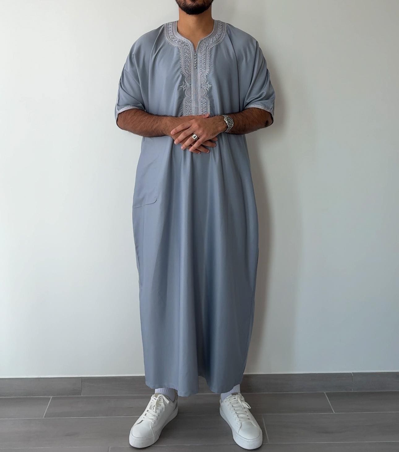 Signature Arctic Grey Gandoura