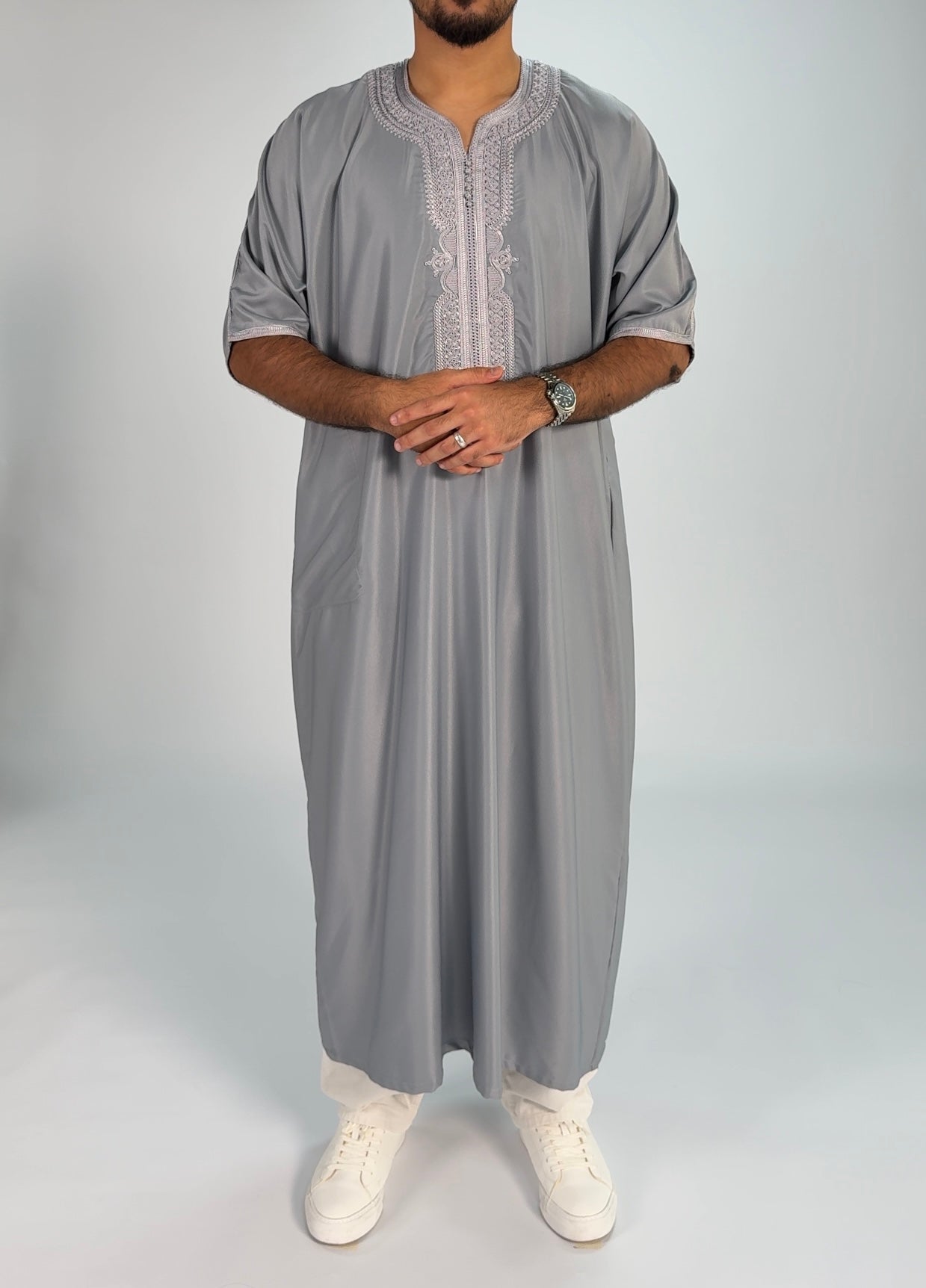 Signature Arctic Grey Gandoura