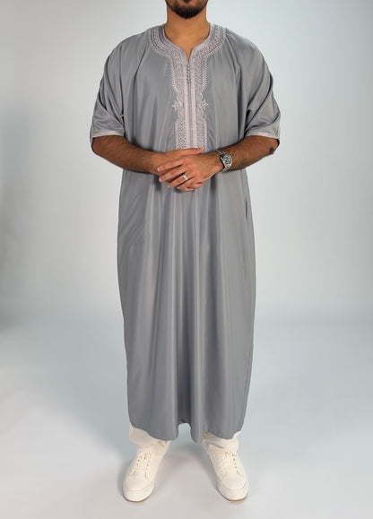 Signature Arctic Grey Gandoura