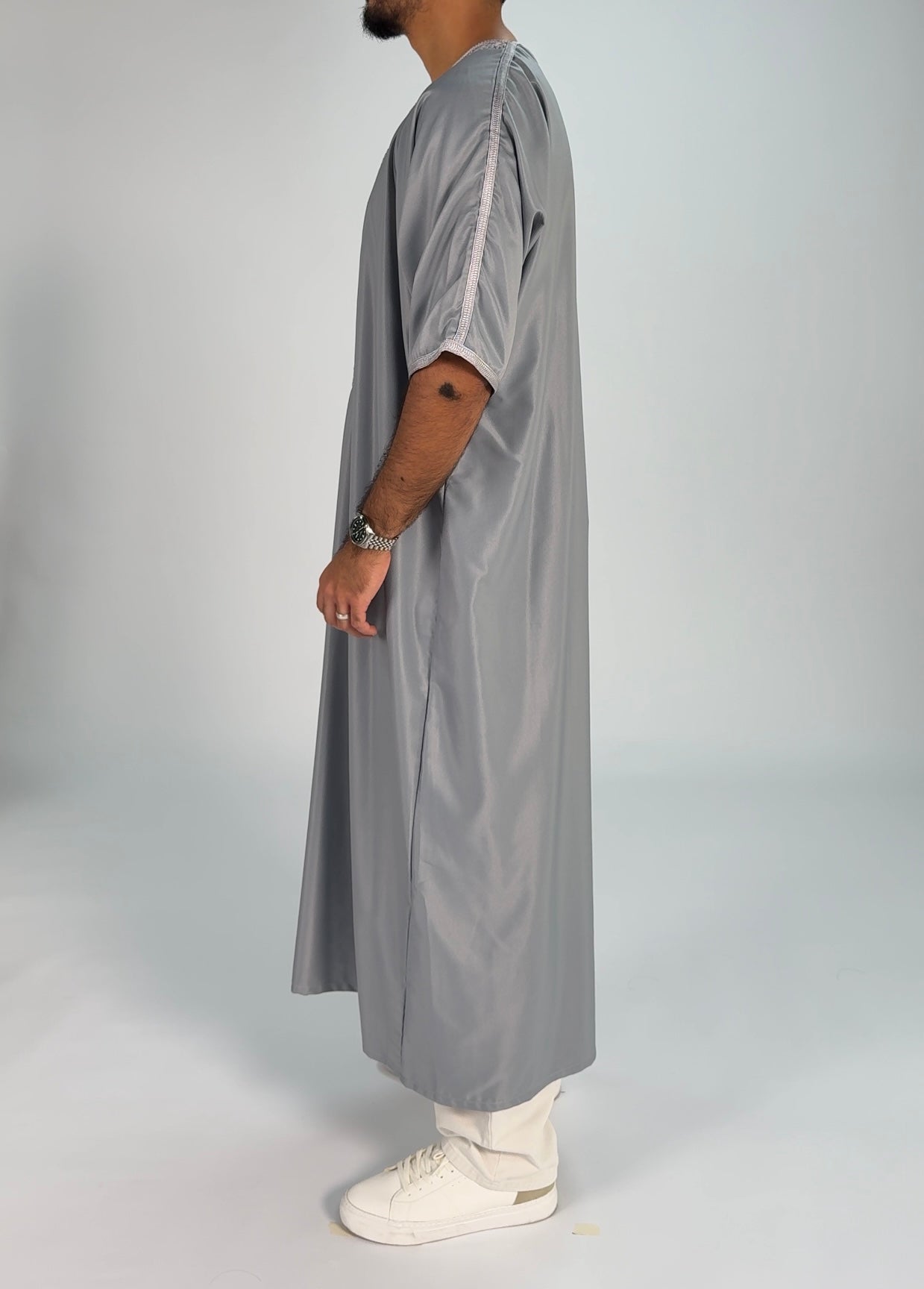 Signature Arctic Grey Gandoura