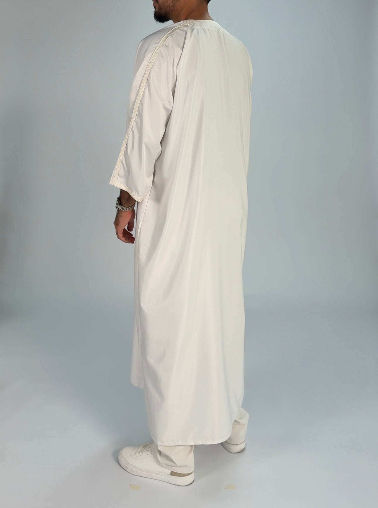 Signature Crystal White Gandoura