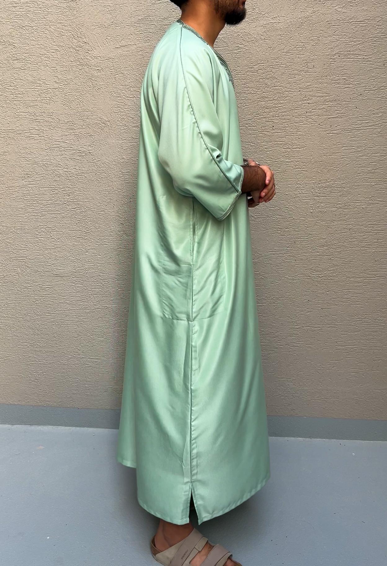 Signature Jade Green Gandoura