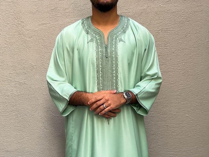 Signature Jade Green Gandoura