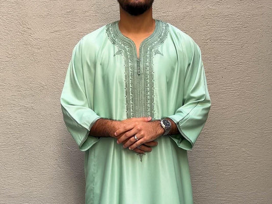 Signature Jade Green Gandoura