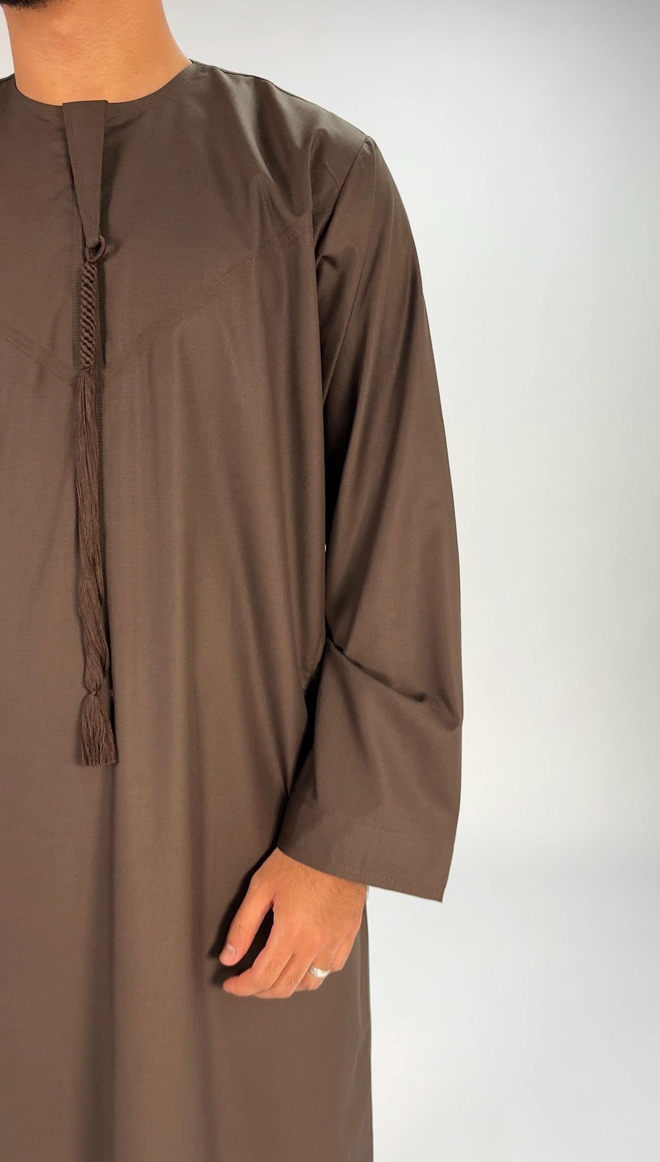 Premium Espresso Brown Kandura