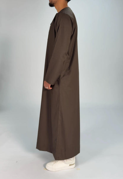 Premium Espresso Brown Kandura