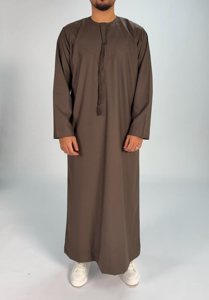 Premium Espresso Brown Kandura