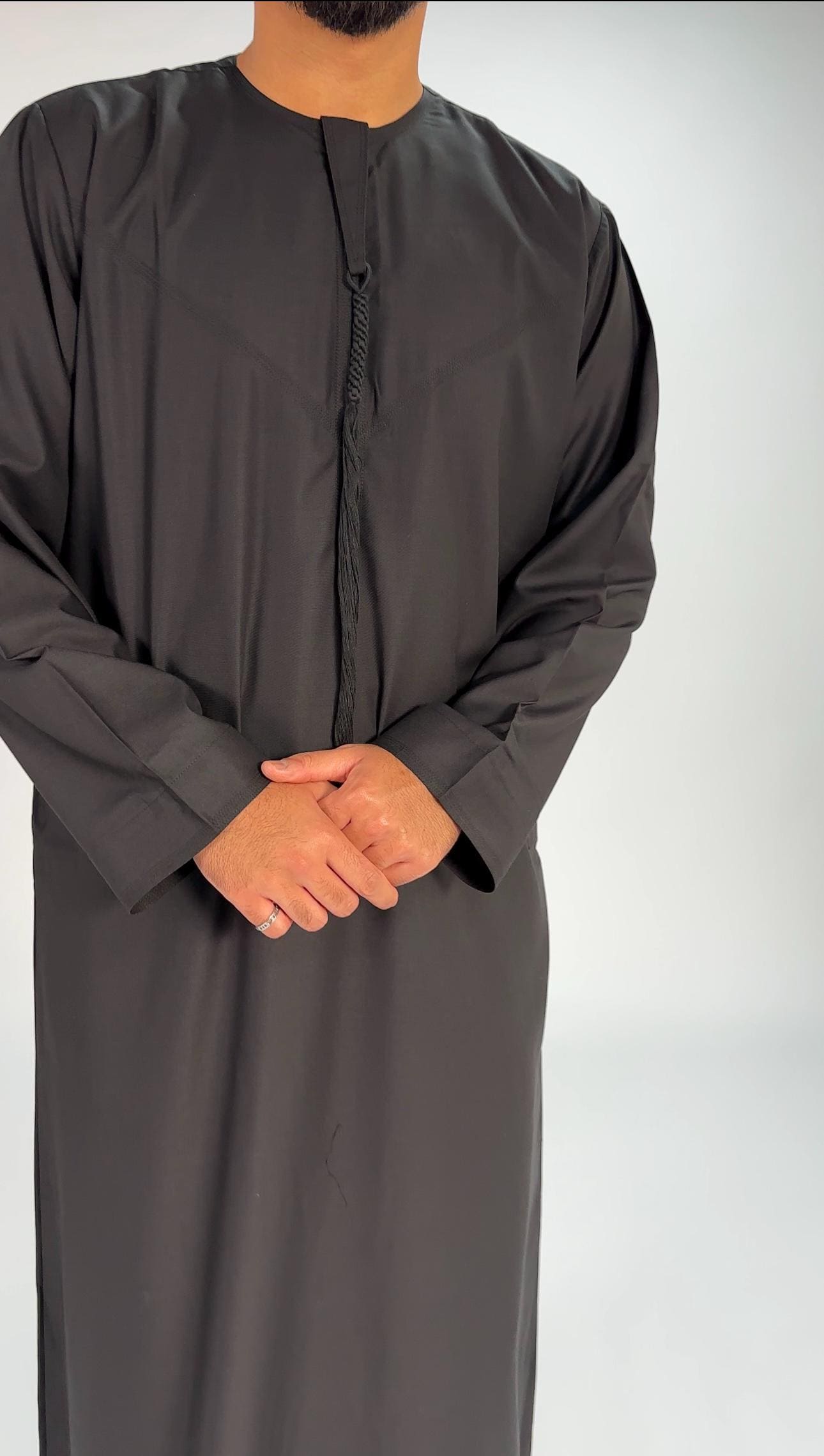 Premium Noir Black Kandura