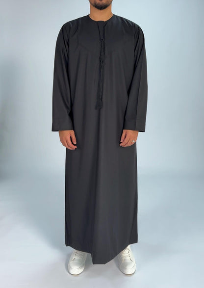 Premium Noir Black Kandura