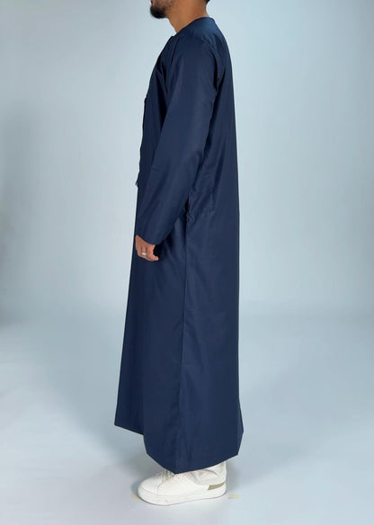 Premium Midnight Blue Kandura