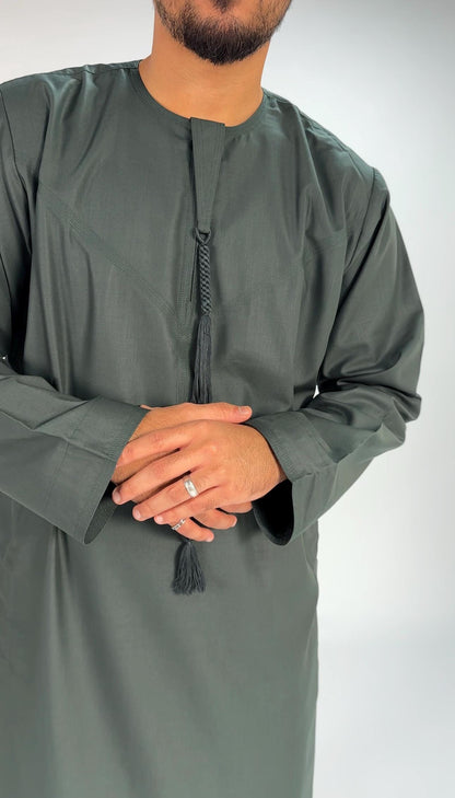 Premium Emerald Green Kandura