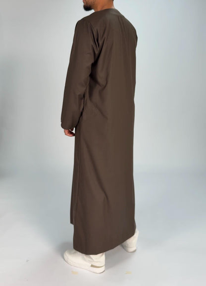 Premium Espresso Brown Kandura